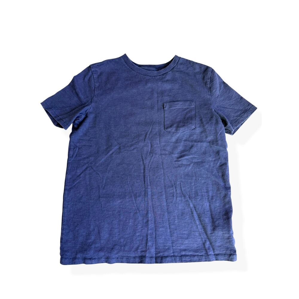 Gap Kids Navy Blue Pocket T-Shirt Boys Large 10 Cotton